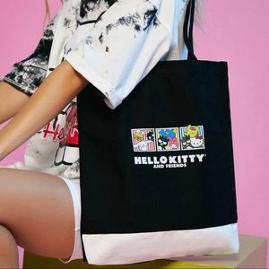 Hello kitty and friends tote bag